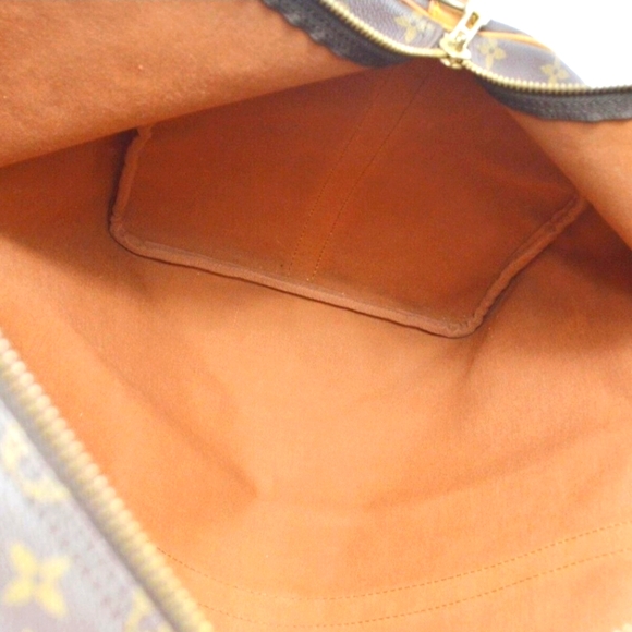 LOUIS VUITTON KEEPALL TRAVEL BAG BUNDLE! BANDOULIERE 60 BROWN MONOGRAM 🤎💛 - Picture 6 of 16